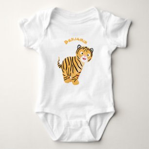 Body Caricature de petit tigre joyeux
