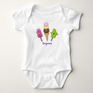 Body Caricature drôles de glace popsicle dessin animé t
