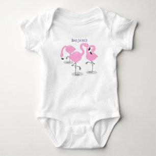 Body Caricature en trio flamand rose mou