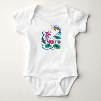 Body Carpe Koi Japonaise Mandala Style Traditionnel 