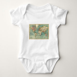 Body Carte du monde vintage