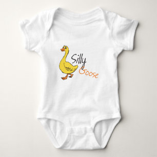 Body Cartoon d'oie de bébé d'oie de la main jaune dessi