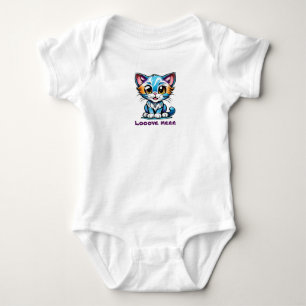 Body Cartoon Kitty Chat Animé coloré teint coloré
