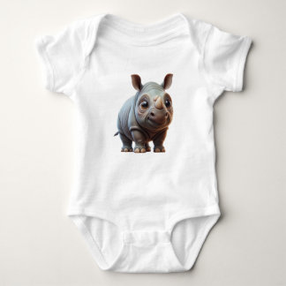 Body Cartoon Rhino design de caractères adorable