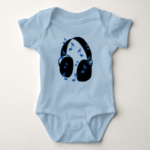 Body Casque avec les notes musicales pour le bébé dan