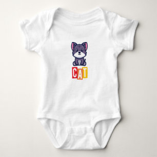 Body Cat Baby Jersey Bodysuit