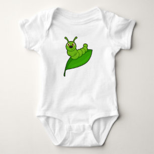 Body Caterpillar avec feuille