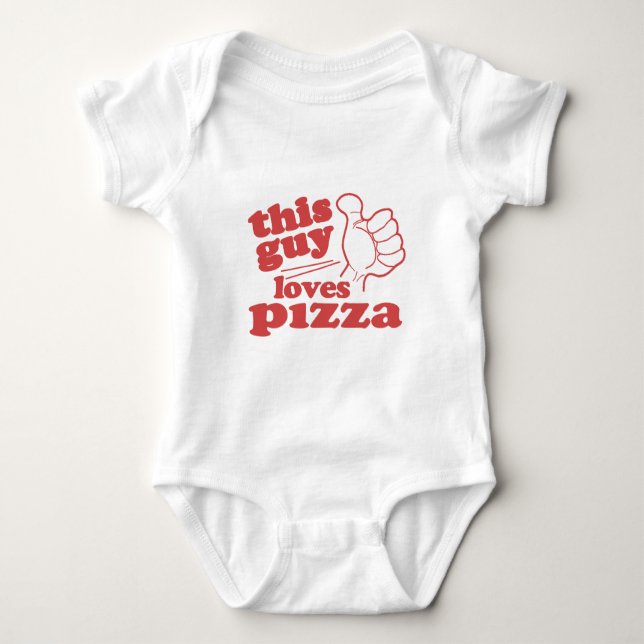 Body Ce type aime la pizza (Devant)