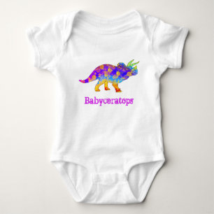 Body Cératops de bébés Tricératops de Cute Colorée