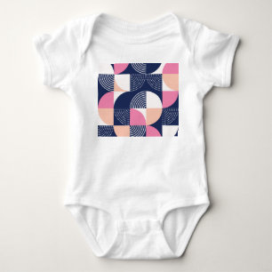 Body Cercles graphiques Vintage Motif sans couture
