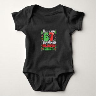 Body C'est mon 6 7 Noël Pyjama Drôle Six Sept
