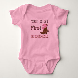 Body C'est mon premier tutu de bébé de fille de rodé