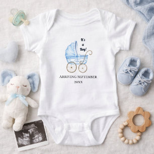 Body C'est un garçon ! Annonce de grossesse Bébé Bleu