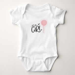 Body C'est une fille avec un ballon rose