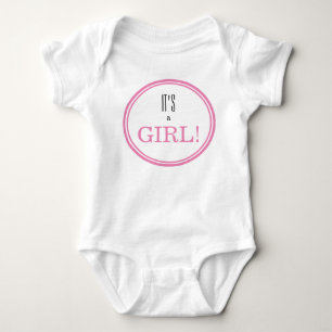 Body C'est une fille ! Révélation de genre pour bébé ro
