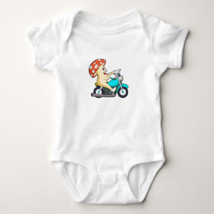 Body Champignons en moto avec moto