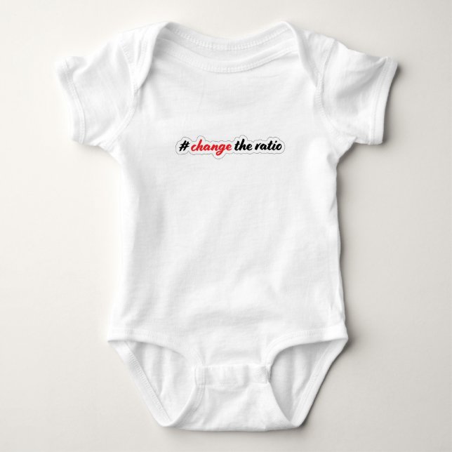 Body #changetheratio de bébé de Hackbright (Devant)