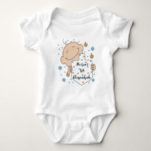 Body Chanukah Baby Blue Baby Bodysuit