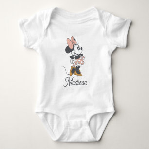 Body Charme Douce Vintage Minnie Mouse à Points de Repè