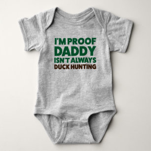 Body Chasse de canard bébé Jersey Bodysuit Chemise