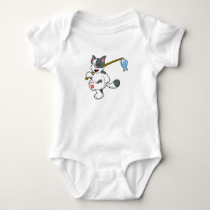 Body Chat à la pêche avec bâton de pêche