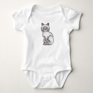 Body Chat Birman / Ragdoll Tabby au point de lilas