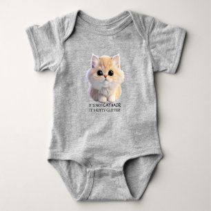 Body Chat chaton blanc et orange moelleux