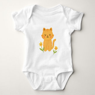 Body Chat de bébé brodé