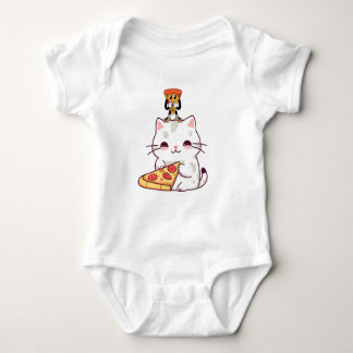 Body Chat Pizza Kawaii & Petit Copain Pizza Drôle Graph