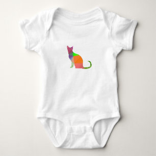 Body Chat silhouette basse poly
