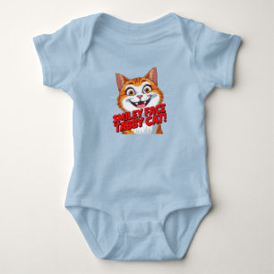 Body Chat Tabby Visage Sourire !!! BodySuit pour bébé