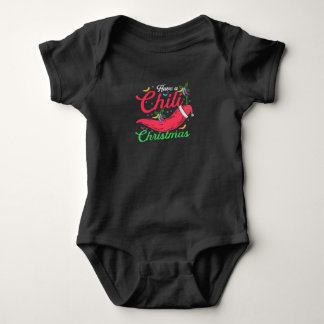 Body Chaud Chili Pepper Design de Noël, Unisex