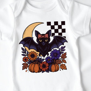 Body Chauve d'Halloween rétro avec lune Gothique esthét