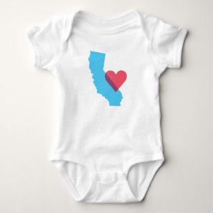 Body Chemise bébé de l'État de Californie Love