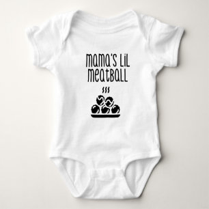 Body Chemise bébé Lil Meatball de maman et Bodysuit