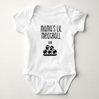 Body Chemise bébé Lil Meatball de maman et Bodysuit