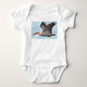 Body Chemise Brown de bébé de pélican