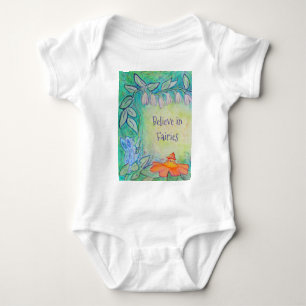 Body Chemise d'art de jardin de fée de fleurs