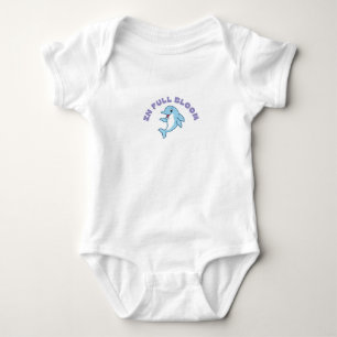 Body Chemise Dauphin Enfants - Design "En Pleine Fleur"