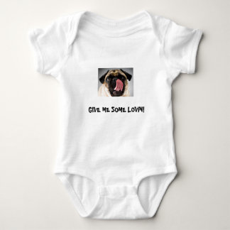 BODY CHEMISE DE BÉBÉ AVEC LE CARLIN - DONNEZ-MOI UN