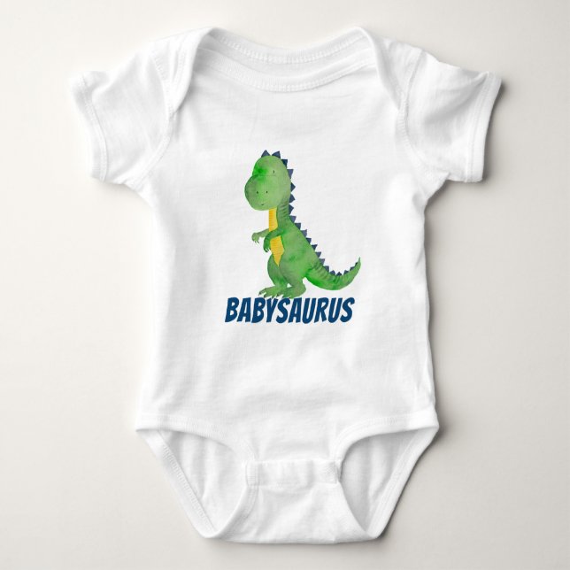 Body Chemise Dinosaur Babysaurus - Chemise Cute Trex (Devant)
