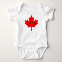 Chemise en feuille d'érable rouge Love Canada Day