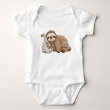 Chemise Llama Et Sloth, Bodysuit Llama Pour Enfant