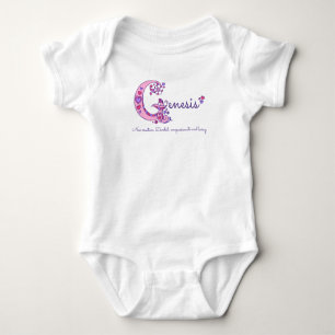 Body Chemise nommée de monogramme de signification des