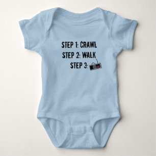 Body Chenille infantile bleue "de jeu de promenade de