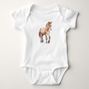 Body Cheval de bébé doux Bébé Foal Nouveau-né Filly Col