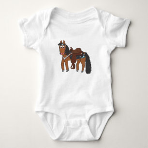 Body Cheval occidental de bande dessinée mignonne