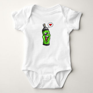 Body Chevêche de corps pour bébés Graffiti Love Spray P
