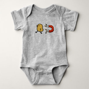 Body Chick Magnet Funny Baby One Piece