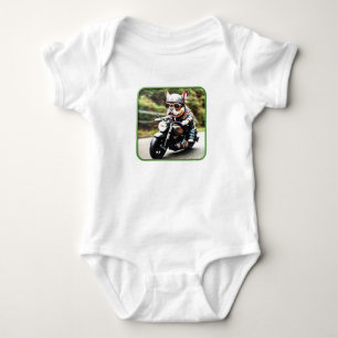 Body Chien français de Bulldog "Frenchie" sur moto